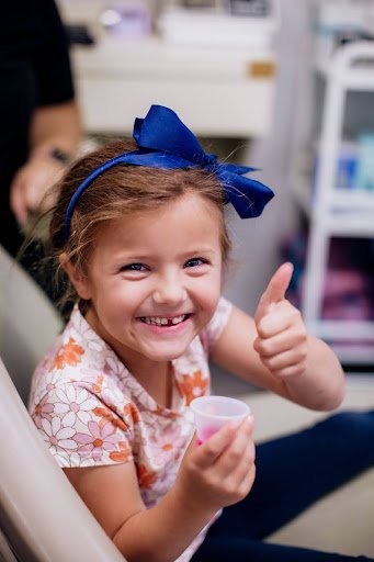 Pediatric Sedation Dentist child client smiling