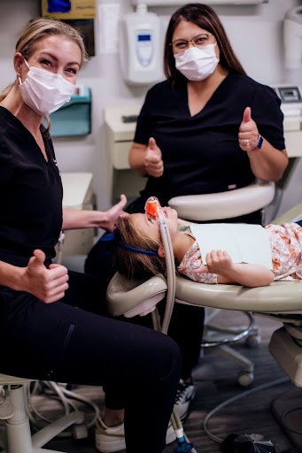 Pediatric Sedation Dentist inside the laboratory